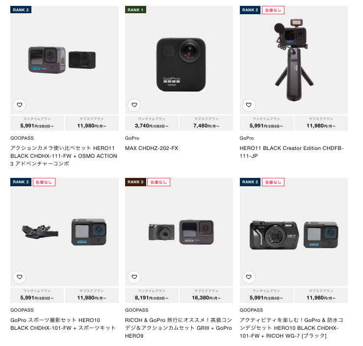 GOOPASS GoProセット