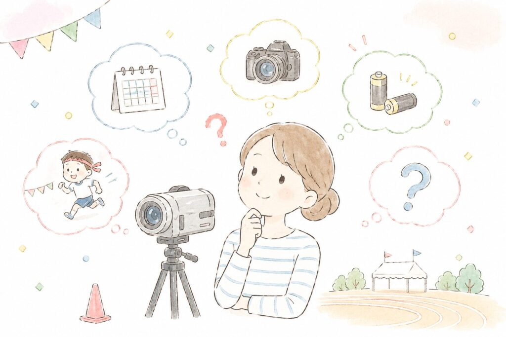 運動会にビデオカメラはいらない?FAQ