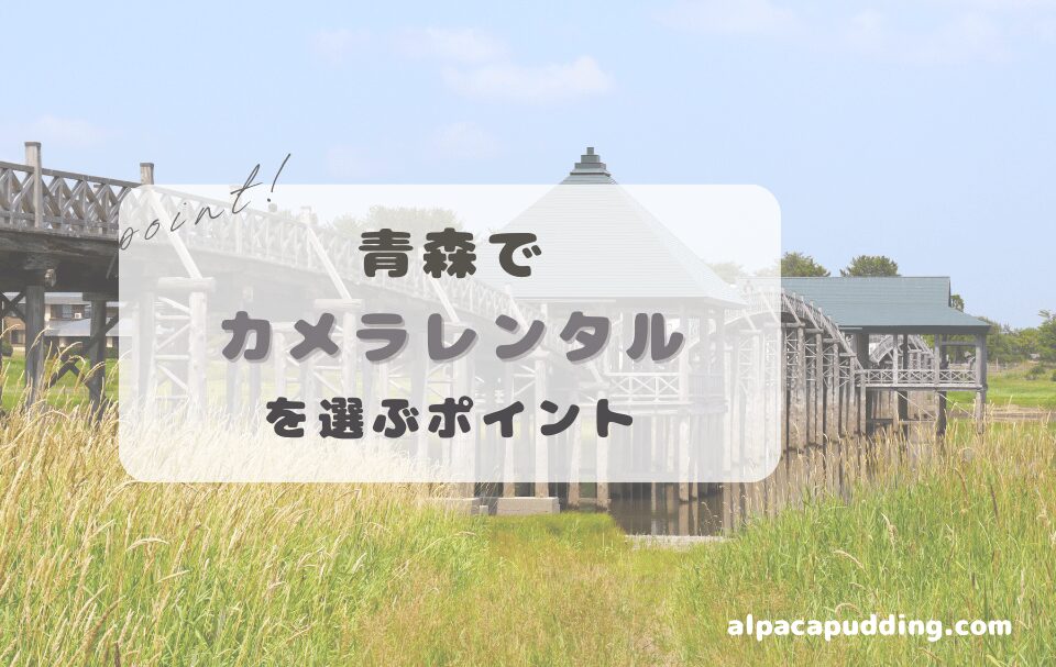 青森県でカメラレンタルを選ぶときのポイント