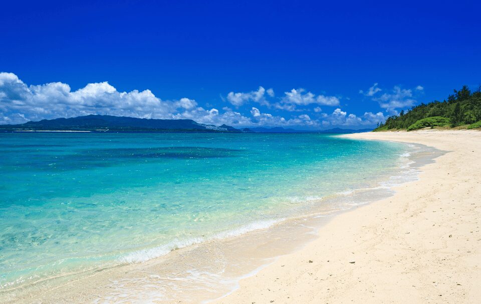 青い海やビーチ