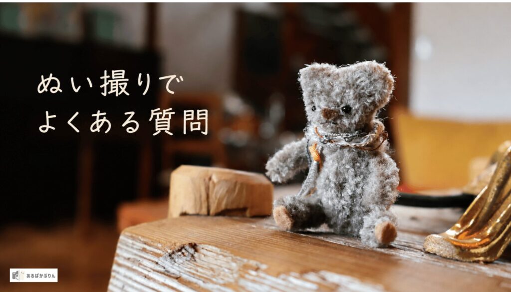 ぬい撮りのコツ5つ！スマホでかわいく撮る方法とおすすめカメラ・レンタルを紹介：ぬい撮りでよくある質問