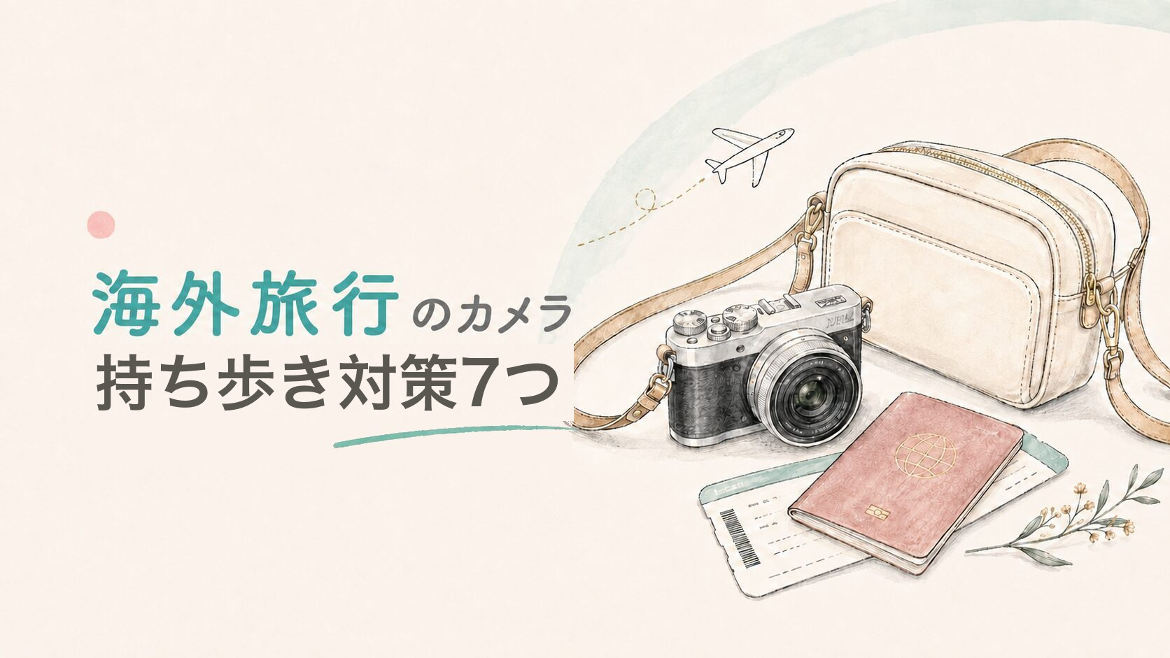 海外旅行のカメラは盗難が不安？持ち歩き対策7つと空港での注意点