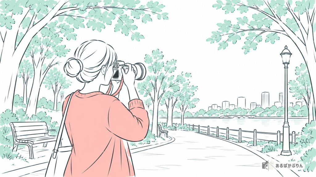 カメラレンタル1ヶ月のまとめ。カメラで撮影を楽しむイメージ
