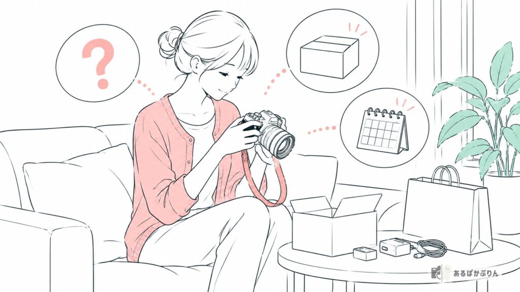 カメラを使わないときのよくある質問